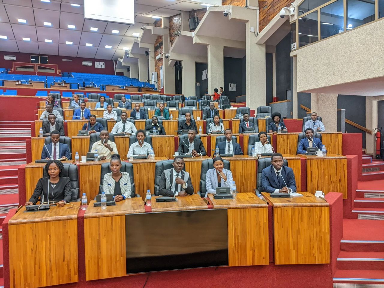 UNILAK's law students visited Rwanda Parliament