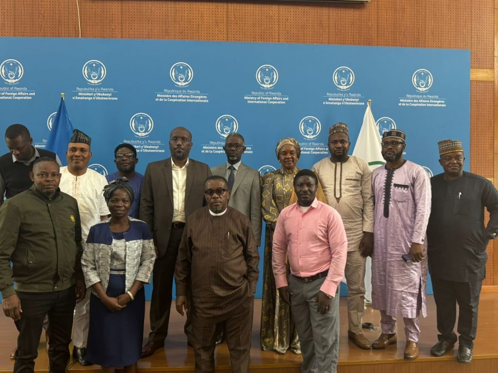 TAC Volunteers introduced to the Ministry of Foreign Affairs- Rwanda